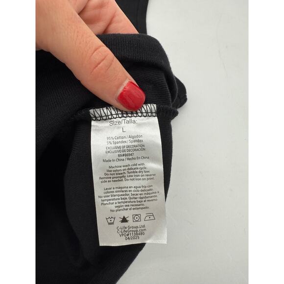 Betty Boop Fleischer Studios Black Women's Y2K 90s Tank Large - Picture 5 of 6